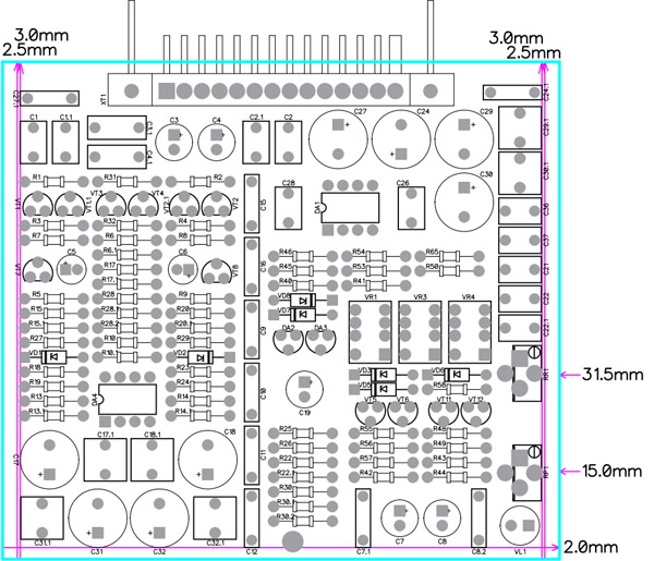 УВ Олимп-003, Э-003, 004. Cхема УВ от Nakamichi BX-300