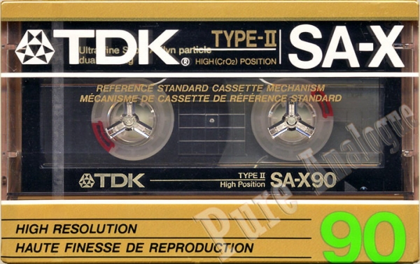 TDK SA-X (1987) US