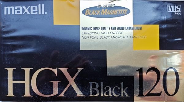 Maxell HGX (19XX) VHS JAPAN