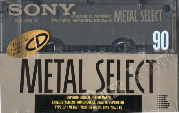 Sony Metal-S (1990) US Metal Select