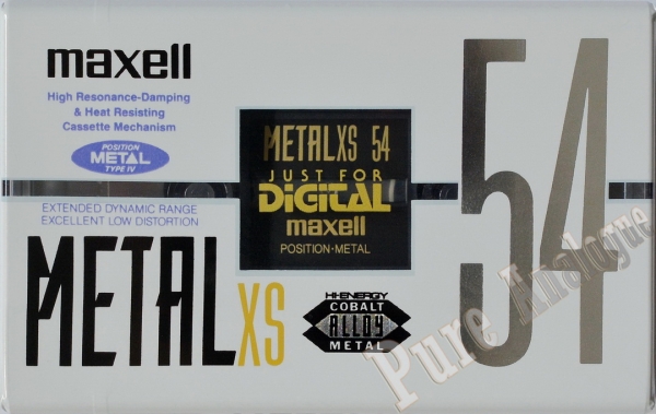 Maxell Metal-XS (1992) JAP